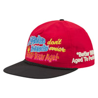 Yeah Yeah Vintage Hat | Red/Black