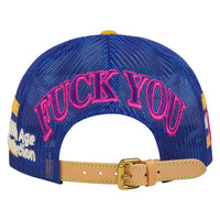 Yeah Yeah Vintage Hat | Royal/Yellow