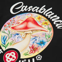 Mushroom Emblem Tee | Black