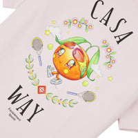 Casa Way Mascot Tee | Pale Pink