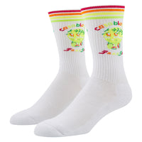 Kawaii Tennis Ball Sock | White