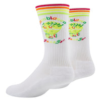 Kawaii Tennis Ball Sock | White