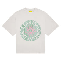 Sol Tee | Antique White/Washed Green