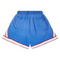 Warm Up Short | Blue/Cream