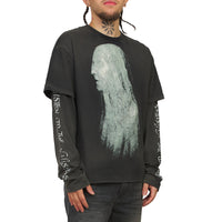 Veils L/S Tee | Vintage Black