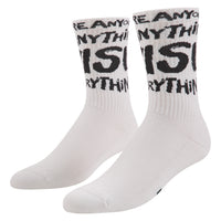 Before Anything Sock | White