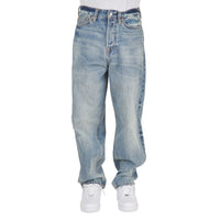 Ecru Daicock Print Denim | White