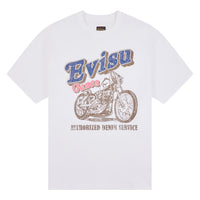 Evisu Moto Tee | White
