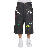Multi Pocket Seagull Denim Short