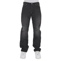 Seagull Print Denim | Dark Tone Black Denim