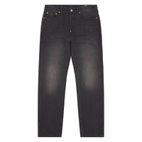 Seagull Print Denim | Dark Tone Black Denim