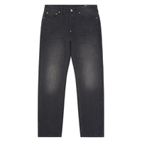 Seagull Print Denim | Dark Tone Black Denim