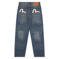 Seagull Print Denim | Dark Tone Indigo