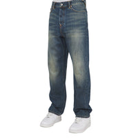 Seagull Print Denim | Dark Tone Indigo