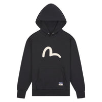 Seagull Printed Hoodie | Black