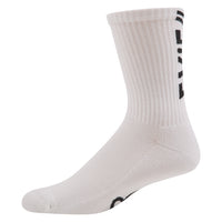 Jacquard Sock | White