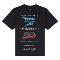 Persistence Race Tee | Black