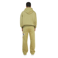 Face Hoodie | Forest Green