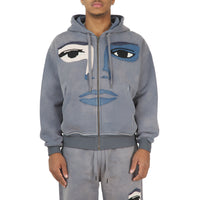 Face Hoodie | Slate