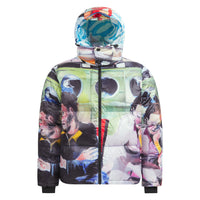 Sunday Mornings Printed Puffer Jacket