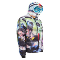 Sunday Mornings Printed Puffer Jacket