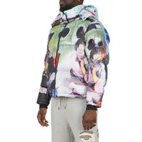 Sunday Mornings Printed Puffer Jacket