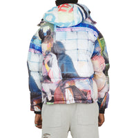Sunday Mornings Printed Puffer Jacket