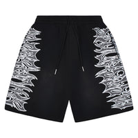 LS Graphic Sweatshort | Black