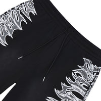 LS Graphic Sweatshort | Black
