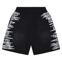 LS Graphic Sweatshort | Black