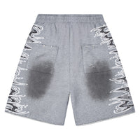 LS Graphic Sweatshort | Grey