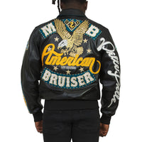 American Bruiser Jacket | Black/Teal/Maize/White