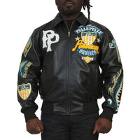 American Bruiser Jacket | Black/Teal/Maize/White