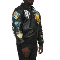 American Bruiser Jacket | Black/Teal/Maize/White