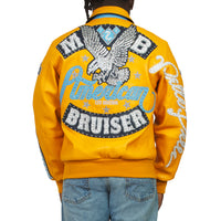 American Bruiser Jacket | Maize/Navy/Baby Blue/White