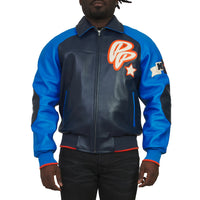 Classic Soda Club Jacket | Navy/Honolulu Blue/Orange/Ivory