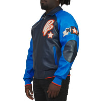 Classic Soda Club Jacket | Navy/Honolulu Blue/Orange/Ivory