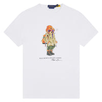 Backpack Bear Tee | White