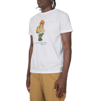 Backpack Bear Tee | White