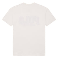 Madras Logo Tee | White