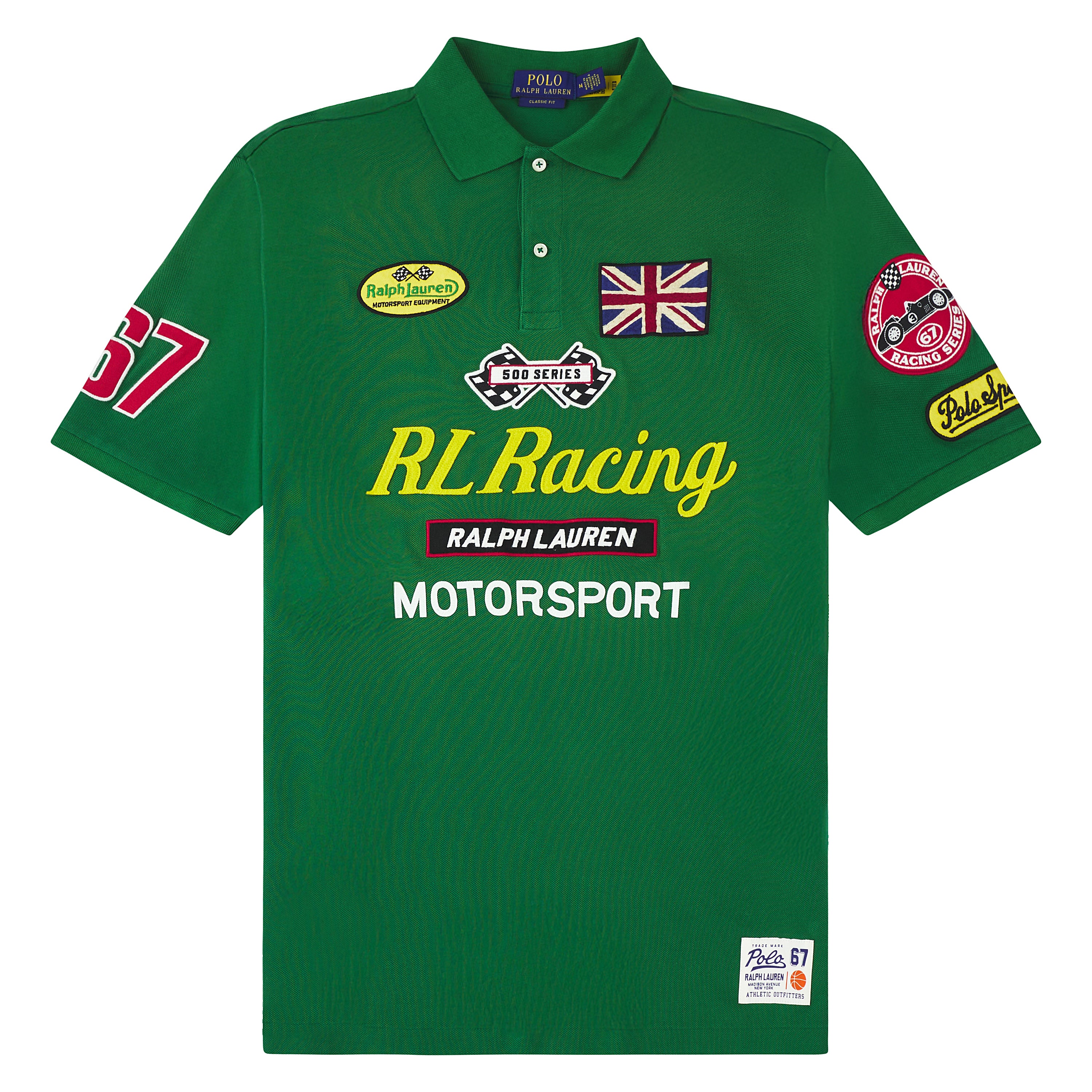 ★米国発*POLO*新作*RL RACING Graphic Tシャツ/GREEN★ Classic Fit Racing Mesh Polo Shirt for Men | Ralph Lauren® PA