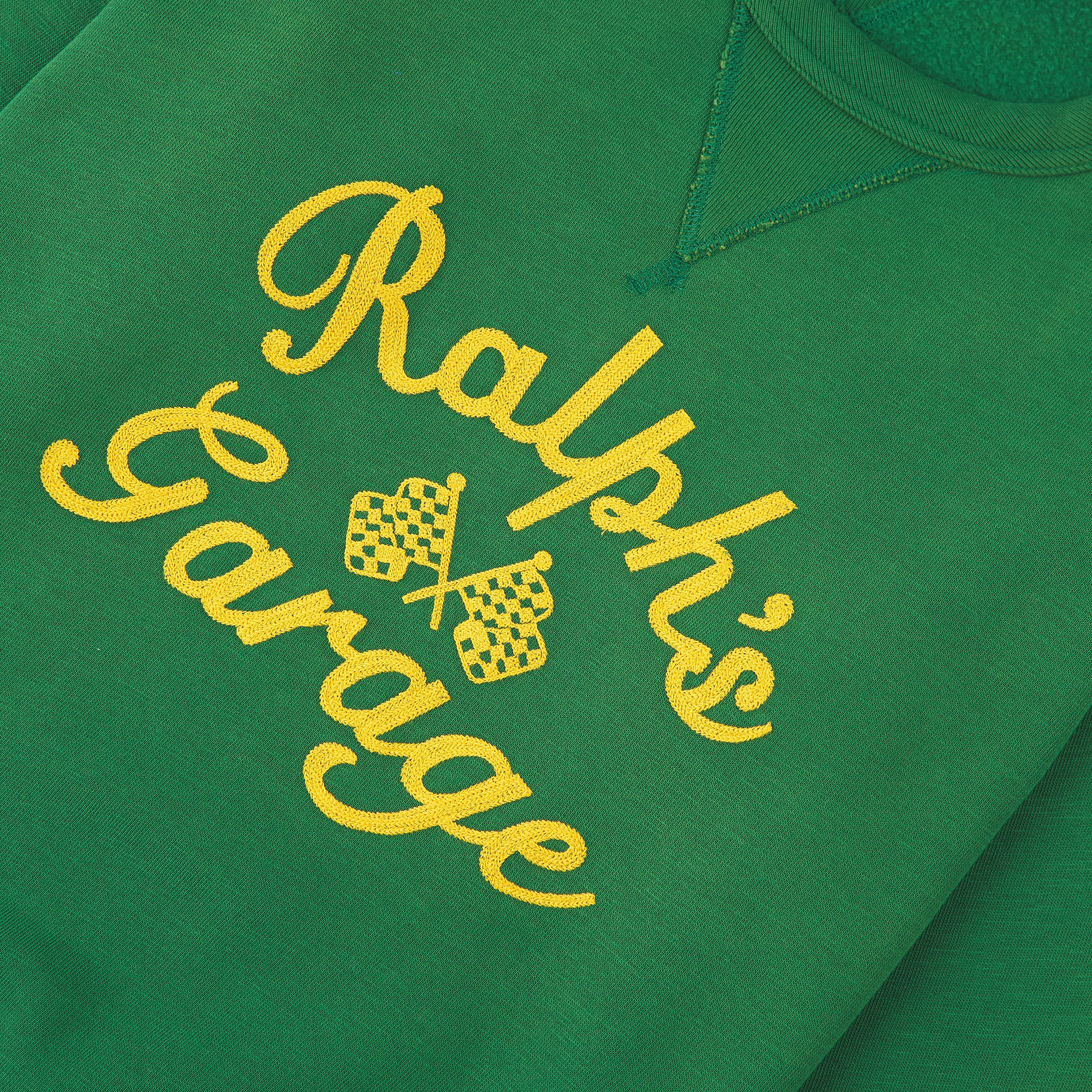 Ralph's Garage Sweatshirt | Tennis Green – Capsule NYC