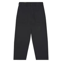 Relaxed Fit Sateen Utility Pant | Black
