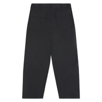 Relaxed Fit Sateen Utility Pant | Black