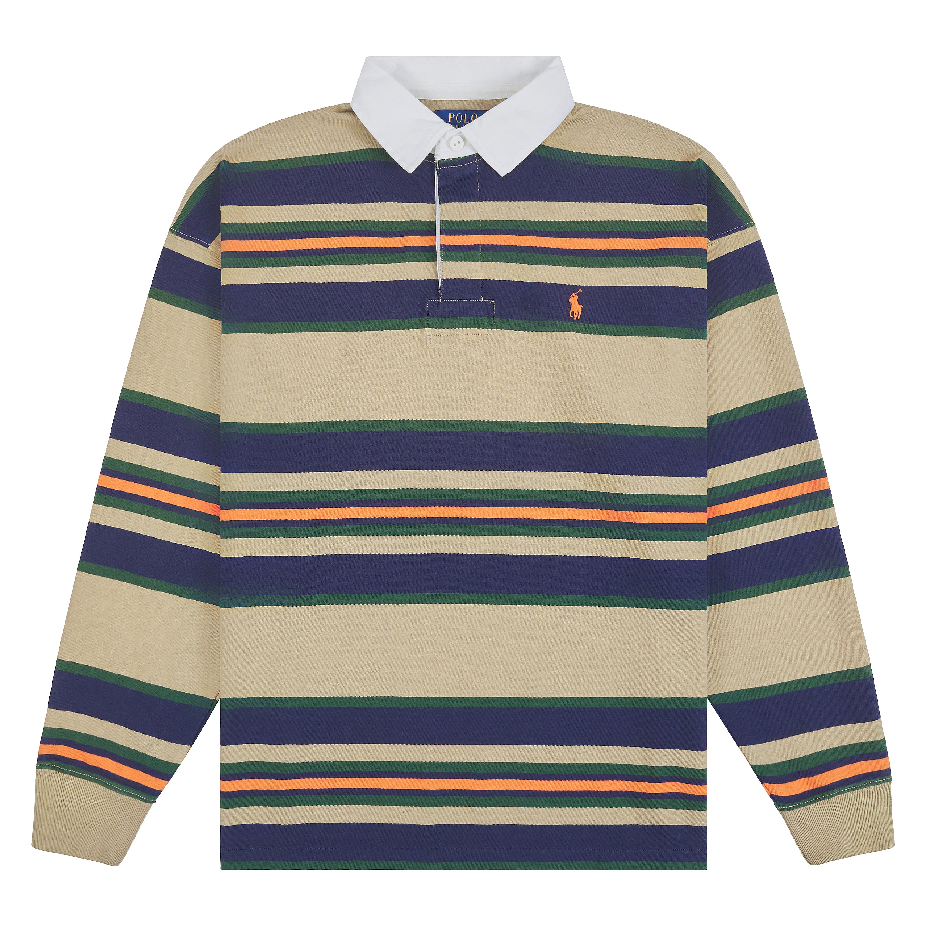 Striped Rugby Shirt | RL Khaki Multi – Capsule NYC