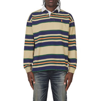 Striped Rugby Shirt | RL Khaki Multi