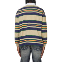 Striped Rugby Shirt | RL Khaki Multi