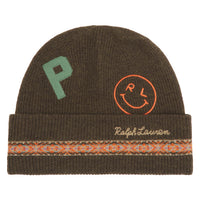 Taslan Patch Beanie | Botanic Green