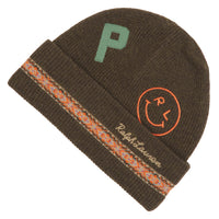 Taslan Patch Beanie | Botanic Green
