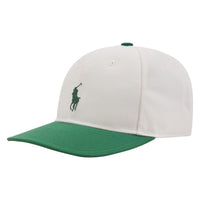Twill Ball Hat | Paper White/Forest